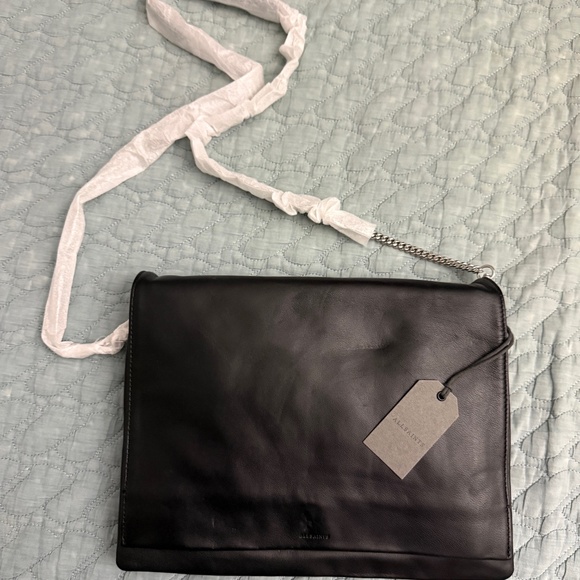 Allsaints Culford Leather Shoulder Bag NWT - Picture 1 of 5